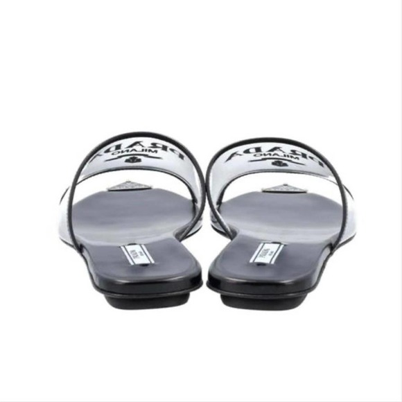 PRADA Plexiglas logo printed clear PVC slides - Picture 6 of 6